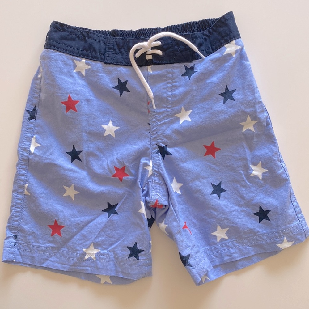 Janie & Jack Stars swim trunks